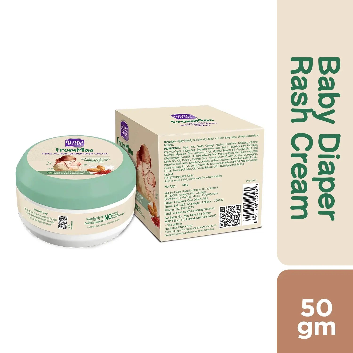Triple Action Baby Diaper Rash Cream