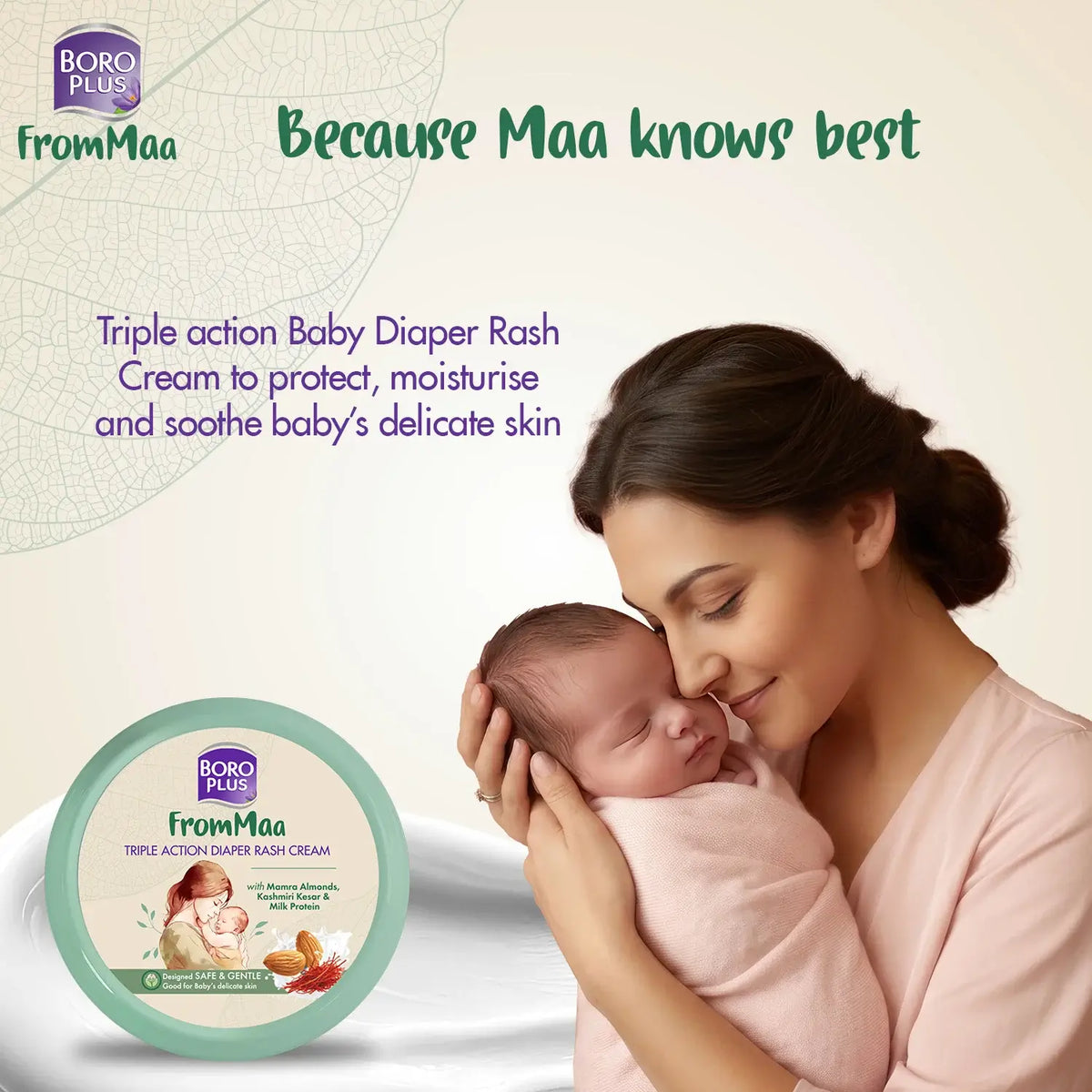 Triple Action Baby Diaper Rash Cream