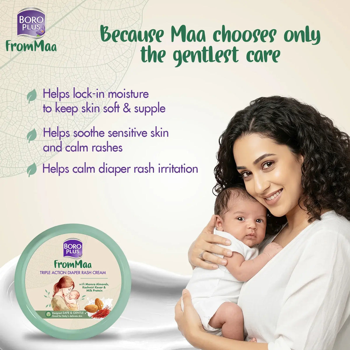 Triple Action Baby Diaper Rash Cream