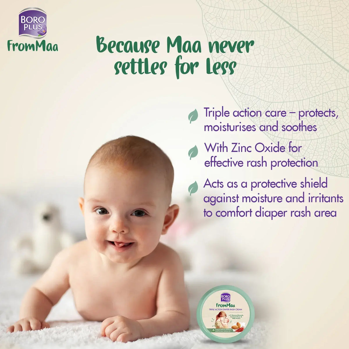 Triple Action Baby Diaper Rash Cream