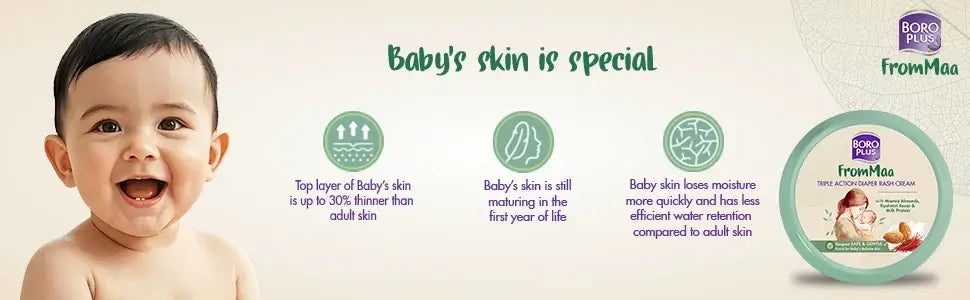 Triple Action Baby Diaper Rash Cream